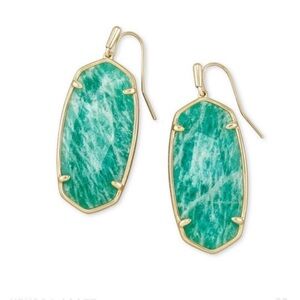 Kendra Scott Faceted Elle in Dark Teal Amazonite